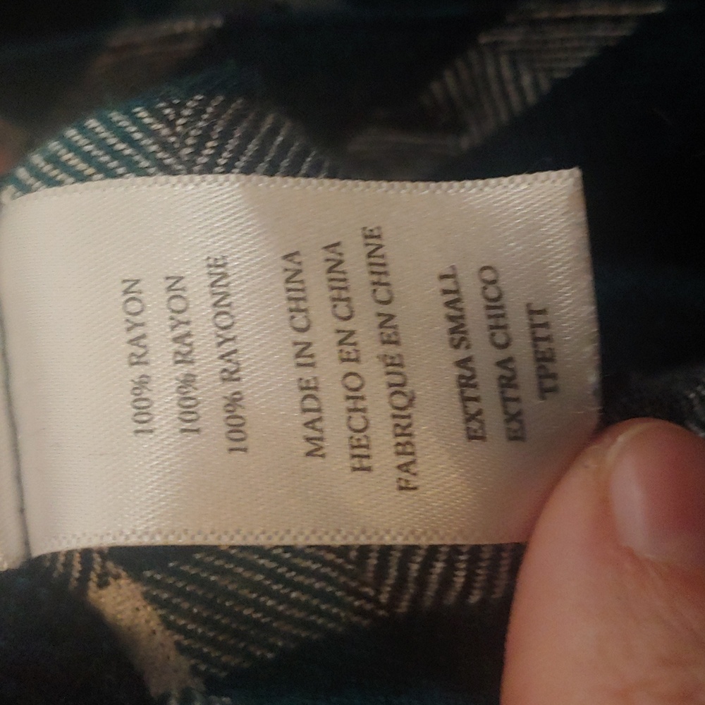Rails Hunter Spruce And Teal Plaid Button-Down Shirt - Picture 7 of 8